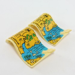 Playmobil 2318 Playmobil Lot of 2 Broken Treasure Maps