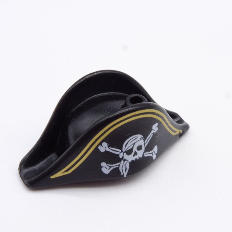 Playmobil 5106 Playmobil Black and Yellow Bicorn Skull Pirate Hat