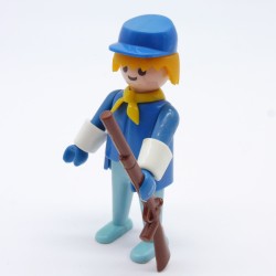 Playmobil 7443 Vintage Yellow Hair Union Soldier 3242 3244 3419 3420