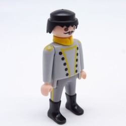 Playmobil 1850 Southern Soldier with Yellow Collar and Black Mustache 3784 3056