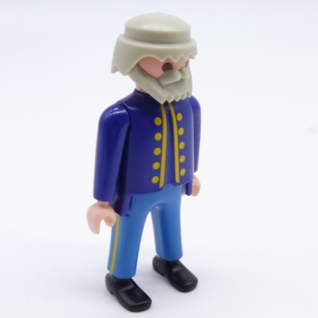 Playmobil 1838 Union Soldier Gray Hair and Beard 3028 3057 3812