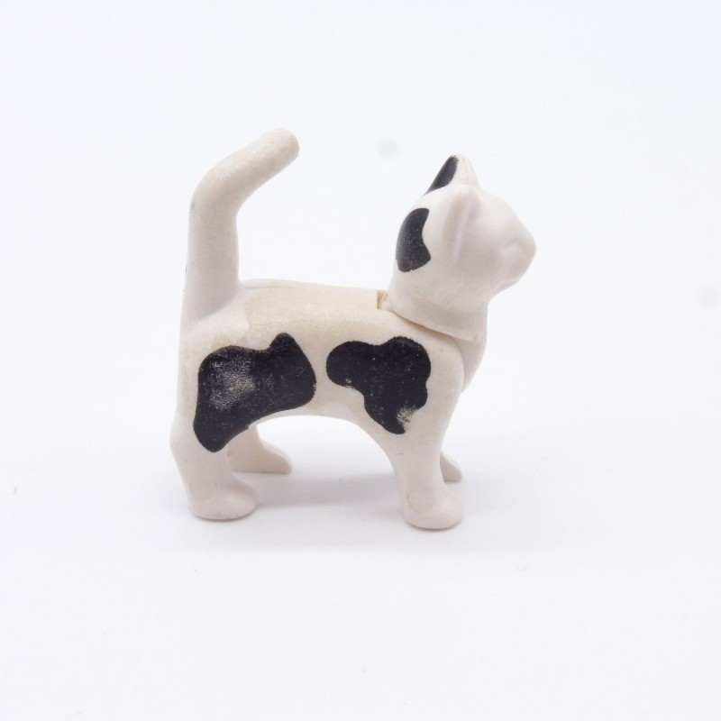 Playmobil 1387 White and black cat a bit worn