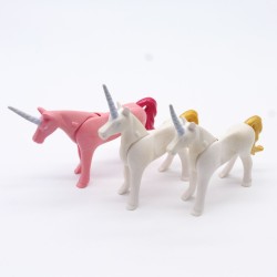 Playmobil 14726 Set of 3 adult unicorns without manes