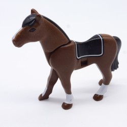 Playmobil 12068 2nd Generation Brown Horse with White Legs and Muzzle
