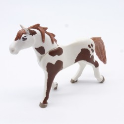 Playmobil 3641 White and Brown Horse 3rd Generation