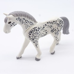 Playmobil 7492 Cheval Blanc et Gris 3eme Génération
