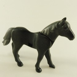 Playmobil 24293 Playmobil 2nd Generation Black Horse with Gray Mane