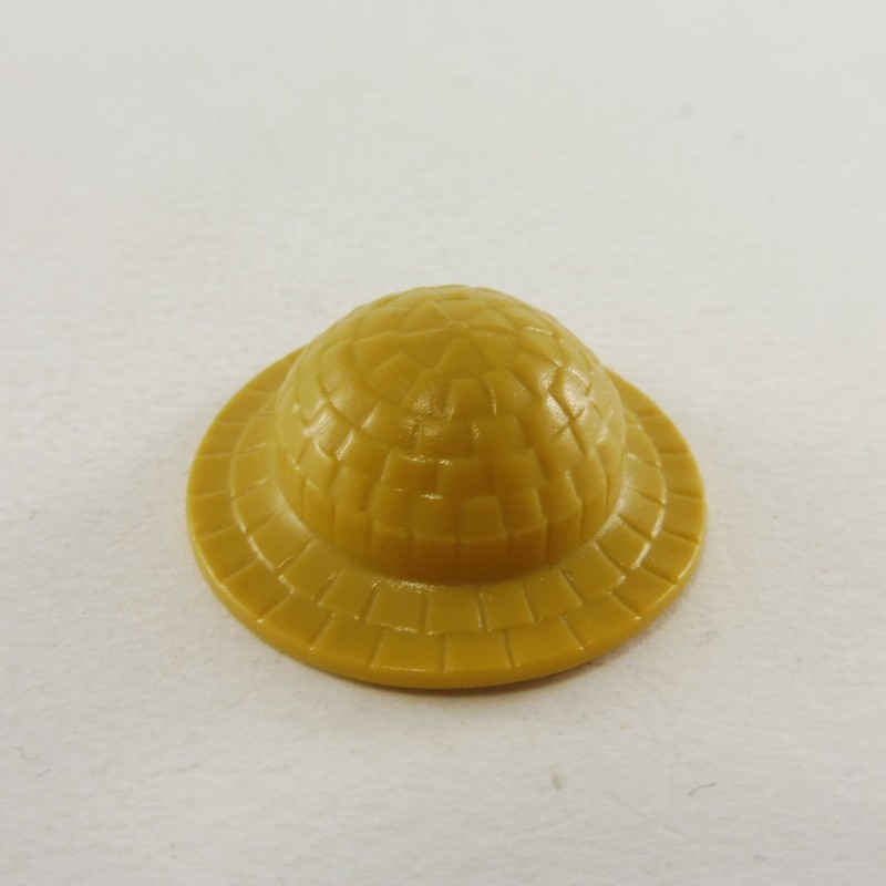 Playmobil 11706 Playmobil Chapeau Rond Jaune Foncé Enfant 1900 3075 3373