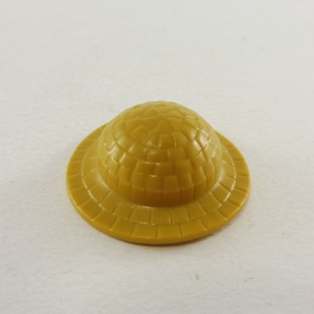 Playmobil 11706 Playmobil Chapeau Rond Jaune Foncé Enfant 1900 3075 3373