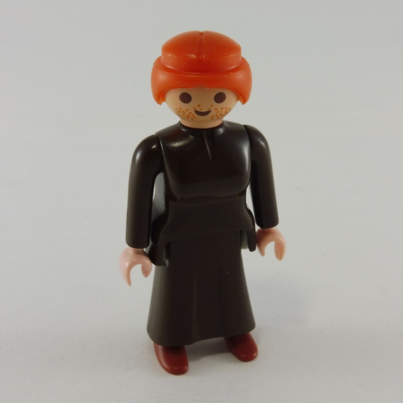 Playmobil 9944 Playmobil Woman with Brown Dress Shoes Brown Kitchen 1900 5322