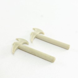 Playmobil 11358 Playmobil Batch of 2 Tools of Pirate: 2 Axes Light gray
