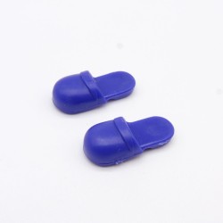 Playmobil 1007 Pair of Blue Slipper Shoes Bedroom 1900 5325