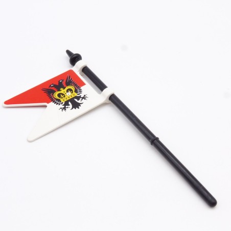 Playmobil 10995 Drapeau Emblême Royal avec Hampe 3351 3859 3914 7377