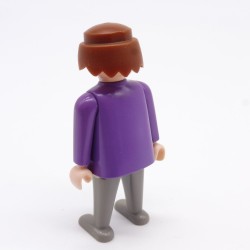Playmobil Male Big Belly Purple and Gray 1900 5300 5507