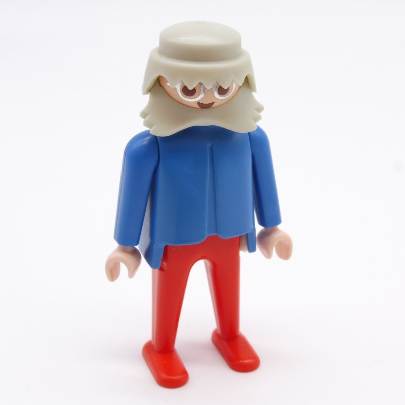 Playmobil 16262 Man Red Blue Beard Glasses Driver 5600