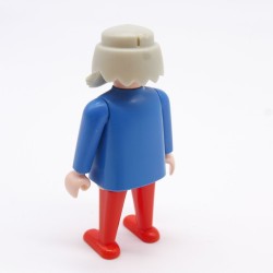 Playmobil Man Red Blue Beard Glasses Driver 5600