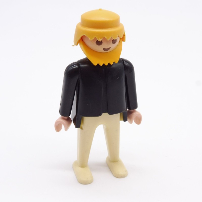 Playmobil 16239 Man White Black Beard 3365 Yellowing