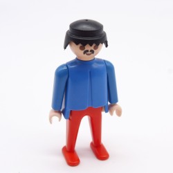Playmobil 16290 Man Red Blue Small Black Mustache 3452