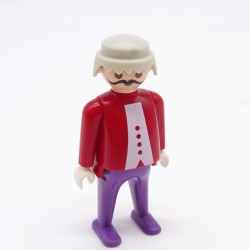 Playmobil 16307 Man Purple and Red Big Belly Black Mustache 3742
