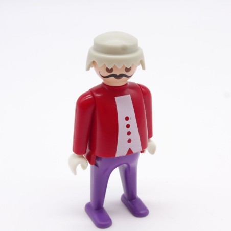 Playmobil 16307 Homme Violet et Rouge Gros Ventre Moustache Noire 3742