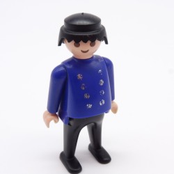 Playmobil 8402 Blue and Black Officer Big Belly 1900 worn
