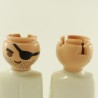Playmobil 23064 Playmobil Set of 2 Bad Shaven Heads with Headband and Location Favorites