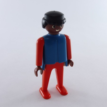 Playmobil 16252 Playmobil African Man Red Blue Pirate 3542 3550 3519 3529 ...