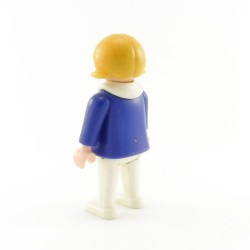Playmobil Enfant Fille Bleu et Blanc noeud Blanc 1900 5321