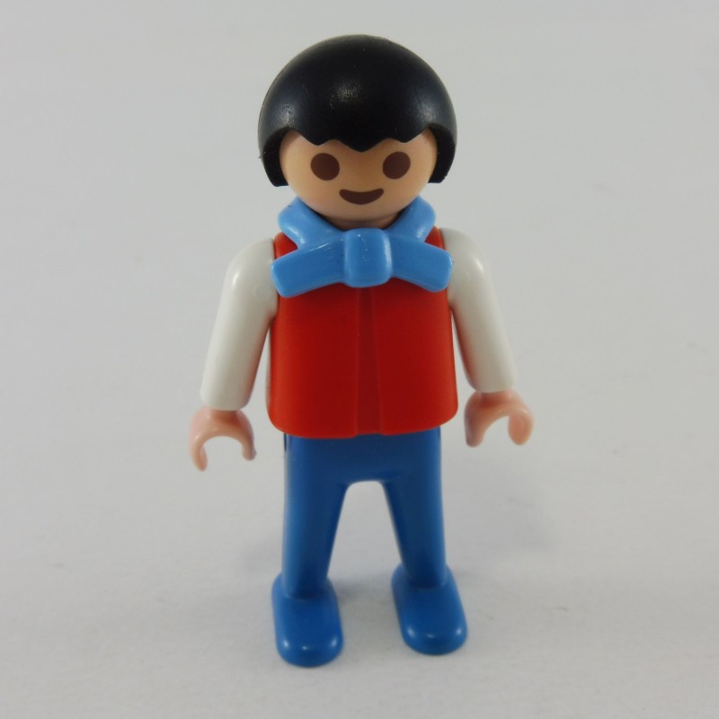 Playmobil Child Boy Red Blue White 1900 5550 5581 5311 Blue Bow