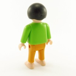 Playmobil Child Orange and Green Boy Barefeet 4516