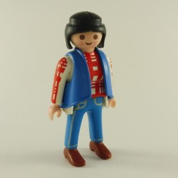 Playmobil 22785 Playmobil Woman Modern White Red and Blue with Blue Vest