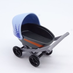 Playmobil 7987 Modern Gray and Blue Stroller