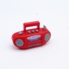 Playmobil 18663 Radio Moderne Rouge Antenne Cassée