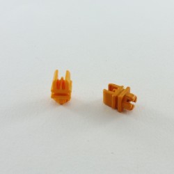 Playmobil 26632 Playmobil Set of 2 System X Orange Clips with Clamps