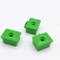 Playmobil 14586 Set of 3 Green Bases for Plant Flowers
