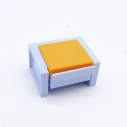 Playmobil 16120 Blue and Orange Nightstand Modern Bedroom 4284