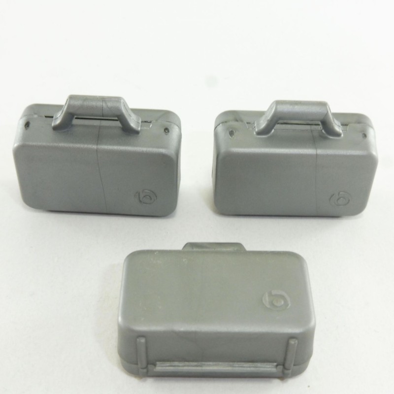 Playmobil 10039 Playmobil Set of 3 Gray Suitcases