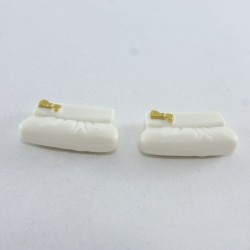 Playmobil 11872 Playmobil Lot of 2 White Handbags