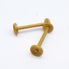 Playmobil 17229 Set of 2 Small Axles with Golden Wheels for Trolley