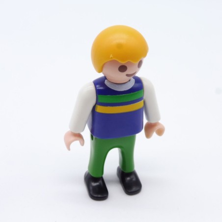 Playmobil 14932 Child Boy Blue Green Lines 3084 3337