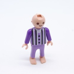 Playmobil 25156 Child Boy Purple Pajamas 1900 5312 7920 Without Hair