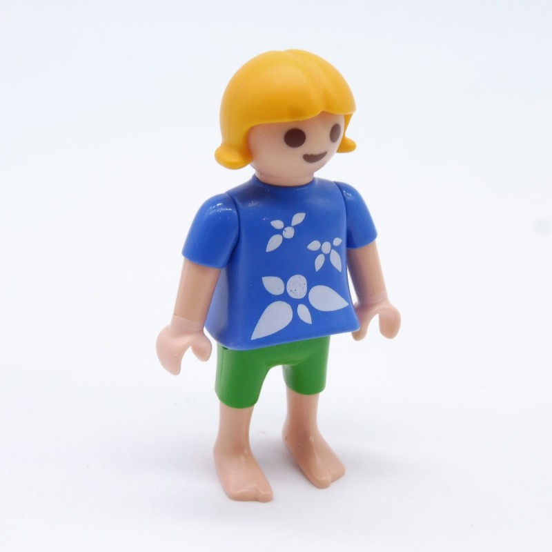 Playmobil 18201 Enfant Fille Vert et Bleu Pieds Nus 4196 6671 9502