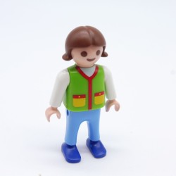 Playmobil 18212 Child Girl Blue Green White Arms 4480