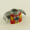 Playmobil 24307 Playmobil Knight Chest Armor Gray and Red Dragon Black