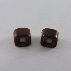 Playmobil 25405 Playmobil Lot de 2 Poches Marrons pour Ceintures