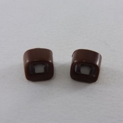 Playmobil 25405 Playmobil Pack of 2 brown pockets for belts