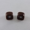 Playmobil 25405 Playmobil Pack of 2 brown pockets for belts
