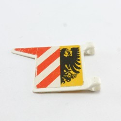 Playmobil Drapeau Bord Pointe Aigle Noir Vintage Usé