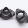 Playmobil Set of 2 Dark Gray Neck Armor slightly damaged