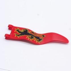 Playmobil 7710 Drapeau Rouge Dragon Noir